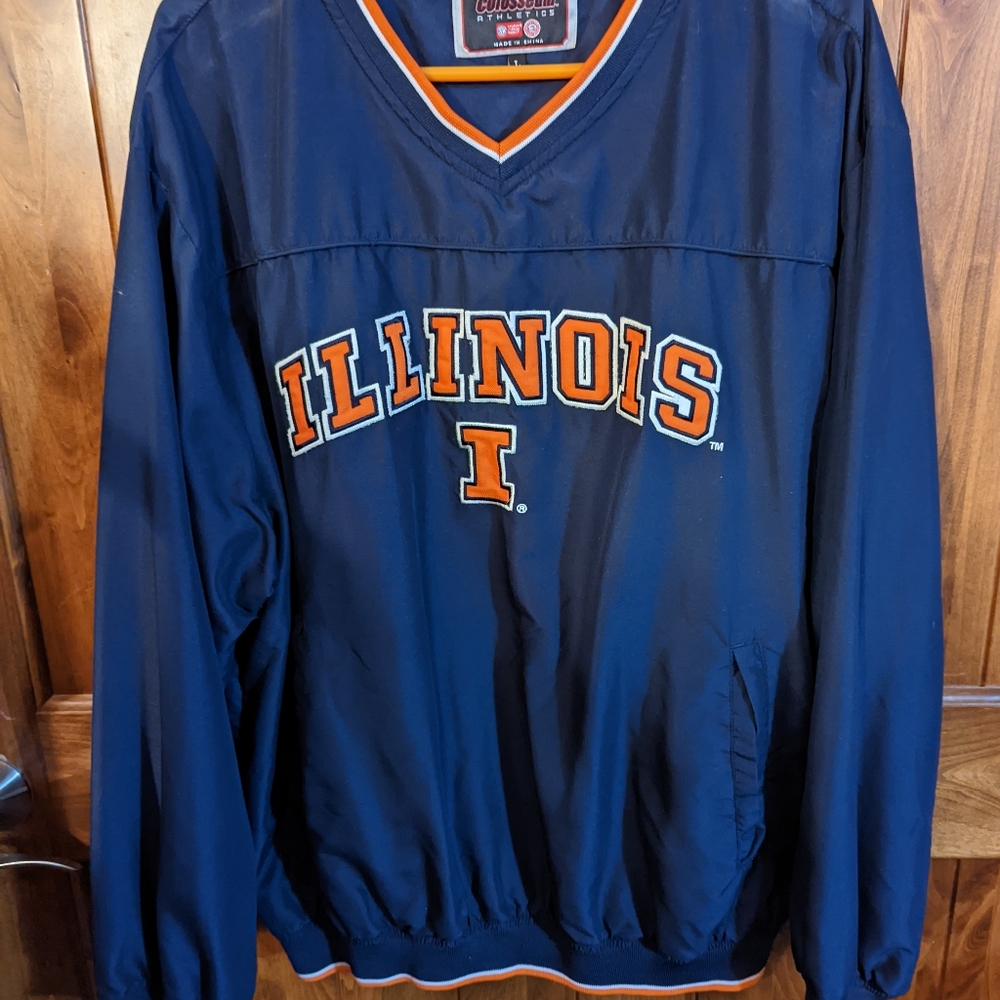 Mens size Large Illini pull over